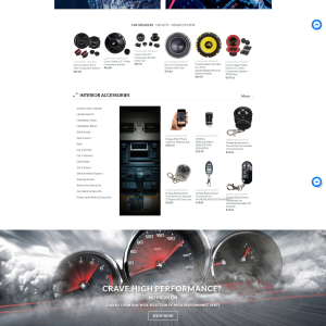 Automotive Supply Turnkey Dropship Website for Sale