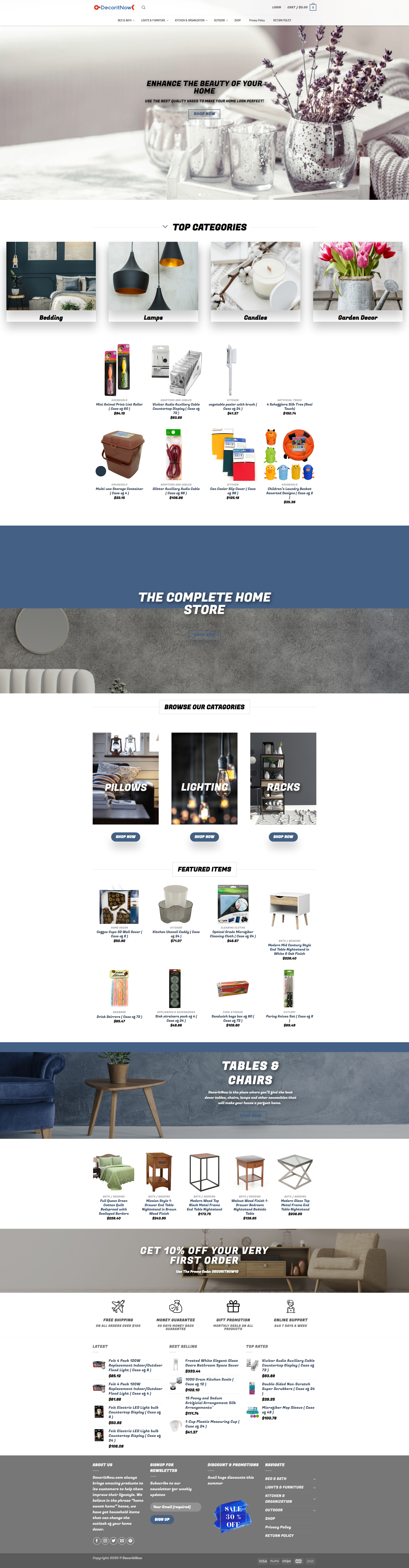Profitable DropShipping Home Decor Turnkey Website BUSINESS For Sale 