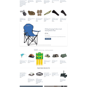 Outdoor Products Turnkey Dropship Website for Sale